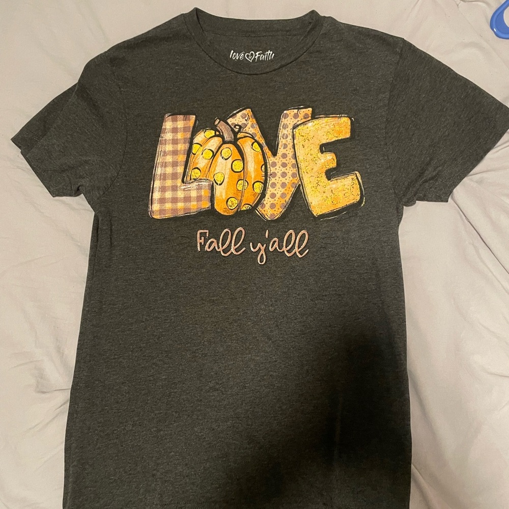 Love in Faith Grey s t-shirt